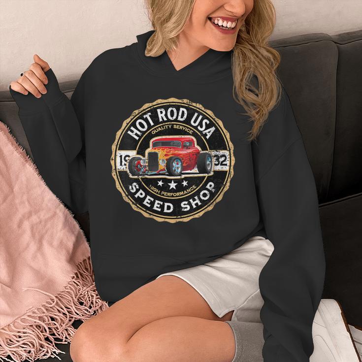 Hotrod Custom Car Automotive Nostalgia Distressed Unisex Hoodie Hotrod Custom Car Automotive Nostalgia Distressed Unisex Hoodie