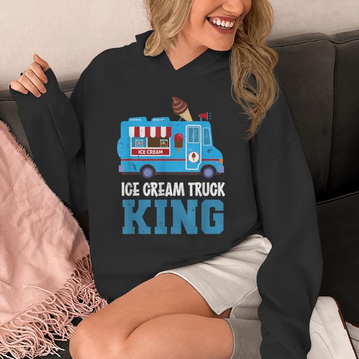 Ice Cream Truck King Nostalgia Summer Ice Cream Truck Driver Unisex Hoodie