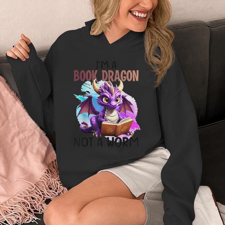 I'm A Book Dragon Not A Worm Unisex Hoodie