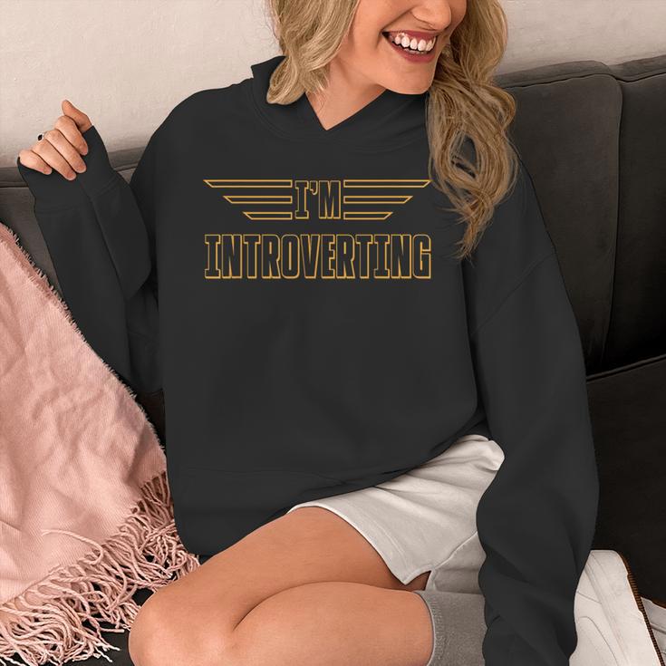 I'm Introverting I Introvert Unisex Hoodie I'm Introverting I Introvert Unisex Hoodie