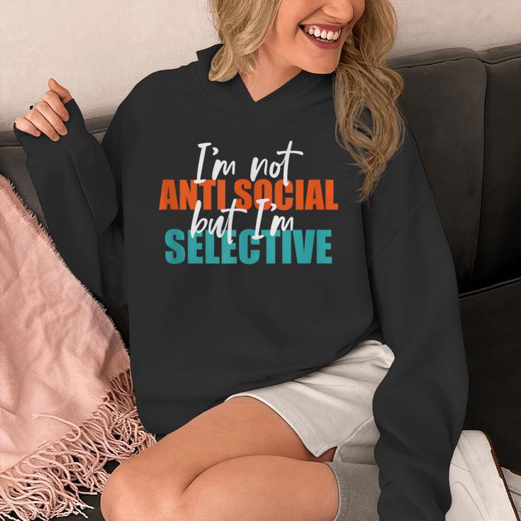 I'm Not Anti-Social But I'm Selective Introvert Unisex Hoodie