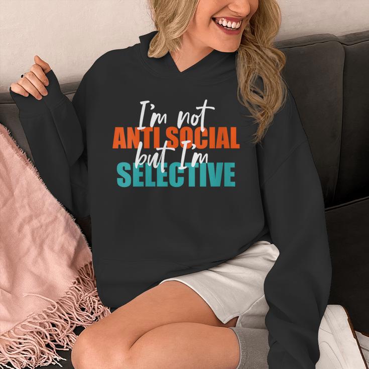 I'm Not Anti-Social But I'm Selective Introvert Unisex Hoodie