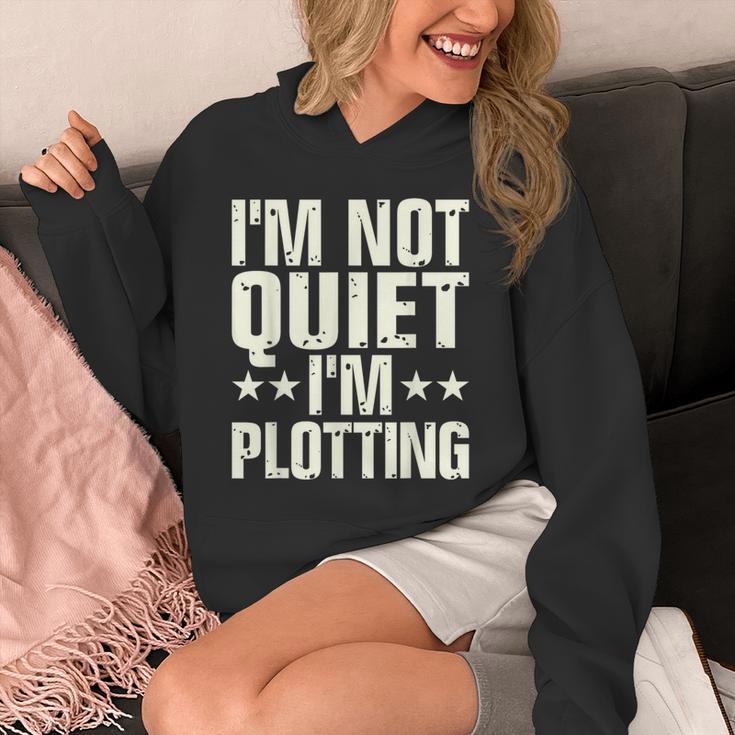 I'm Not Quiet I'm Plotting I Introvert Unisex Hoodie I'm Not Quiet I'm Plotting I Introvert Unisex Hoodie