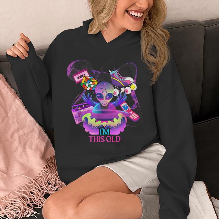 I’m This Old Retro 80s Nostalgia Alien Unisex Hoodie