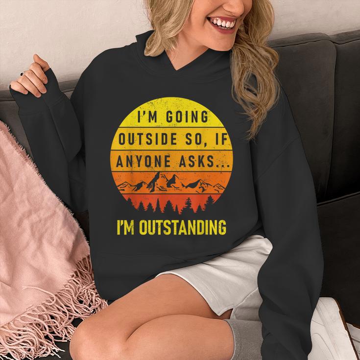 I'm Outstanding Retro Introvert Mountain Trip Lover Unisex Hoodie I'm Outstanding Retro Introvert Mountain Trip Lover Unisex Hoodie