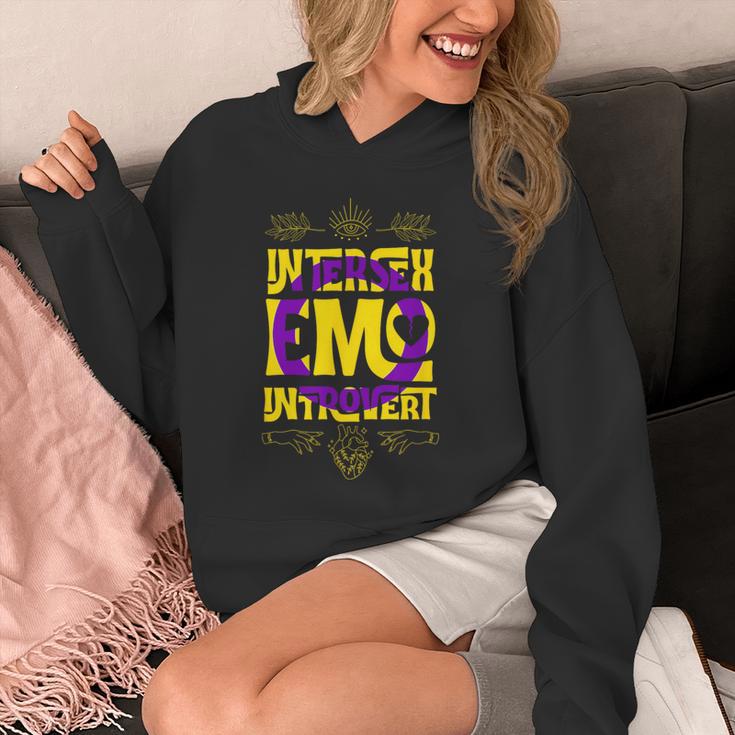 Intersex Emo Introvert Pride Trendy Mystic Teen Goth Style Unisex Hoodie