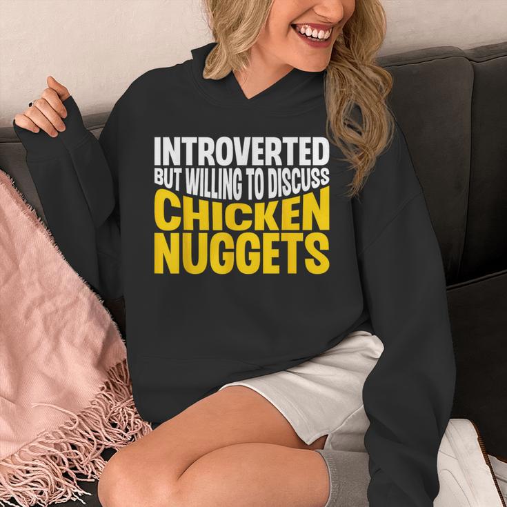 Introvert Antisocial Chicken Nugget Lover Foodie Unisex Hoodie