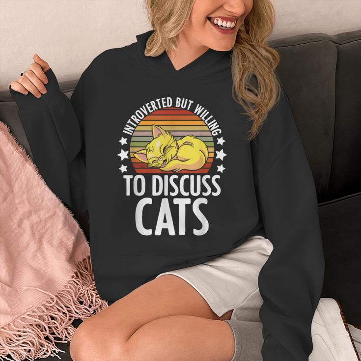 Introvert Cat Kitten Quote For Feline Whisperer Unisex Hoodie