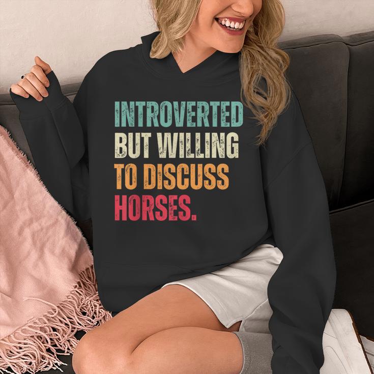 Introvert Cute Horse Lover Horse Riding Equestrian Unisex Hoodie Introvert Cute Horse Lover Horse Riding Equestrian Unisex Hoodie