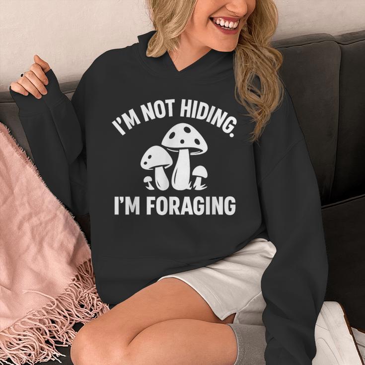 Introvert Mushroom Forager Humor Unisex Hoodie Introvert Mushroom Forager Humor Unisex Hoodie