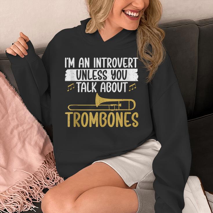 Im An Introvert Unless You Talk About Trombone Unisex Hoodie