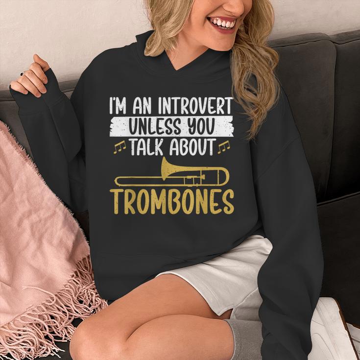 Im An Introvert Unless You Talk About Trombone Unisex Hoodie Im An Introvert Unless You Talk About Trombone Unisex Hoodie