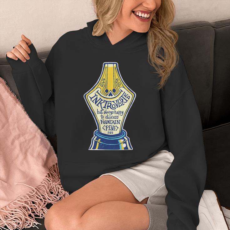 Introverted Fountain Pen Enthusiast Smiling Face Unisex Hoodie Introverted Fountain Pen Enthusiast Smiling Face Unisex Hoodie