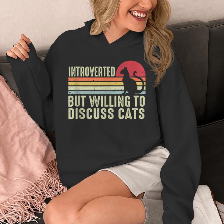 Introverted But Willing To Discuss Cats Kitten Pet Lover Unisex Hoodie Introverted But Willing To Discuss Cats Kitten Pet Lover Unisex Hoodie