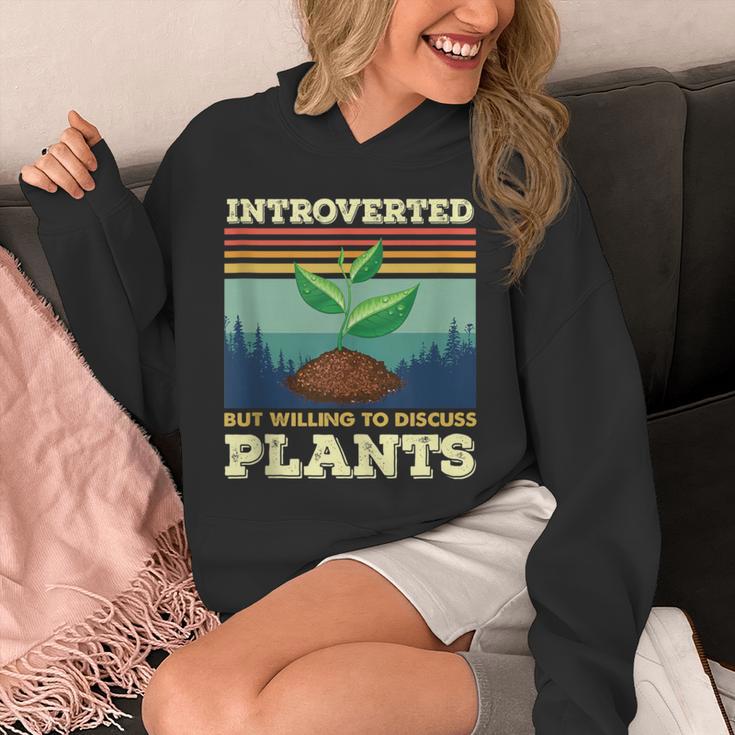 Introverted But Willing To Discuss Plants Unisex Hoodie Introverted But Willing To Discuss Plants Unisex Hoodie