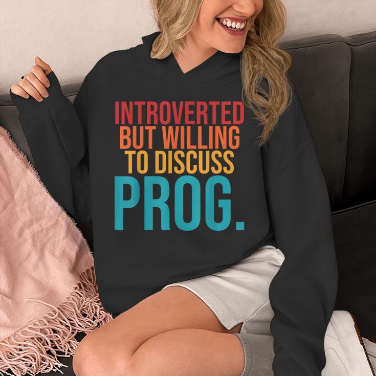 Introverted But Willing To Discuss Prog Rock Music Lover Unisex Hoodie Introverted But Willing To Discuss Prog Rock Music Lover Unisex Hoodie