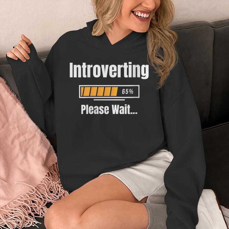 Introverting Please Wait Humor Sarcastic Geek Gamer Jokes Unisex Hoodie Introverting Please Wait Humor Sarcastic Geek Gamer Jokes Unisex Hoodie
