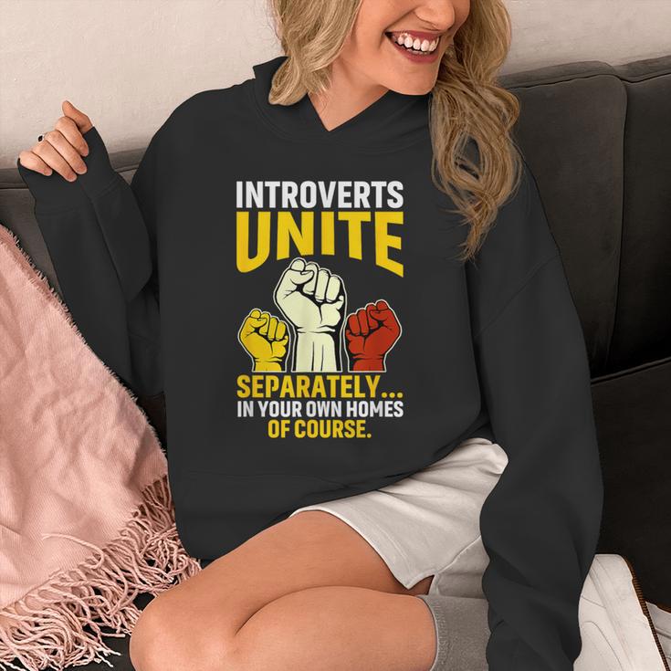 Introverts Unite Introvert Antisocial Anti Social Unisex Hoodie