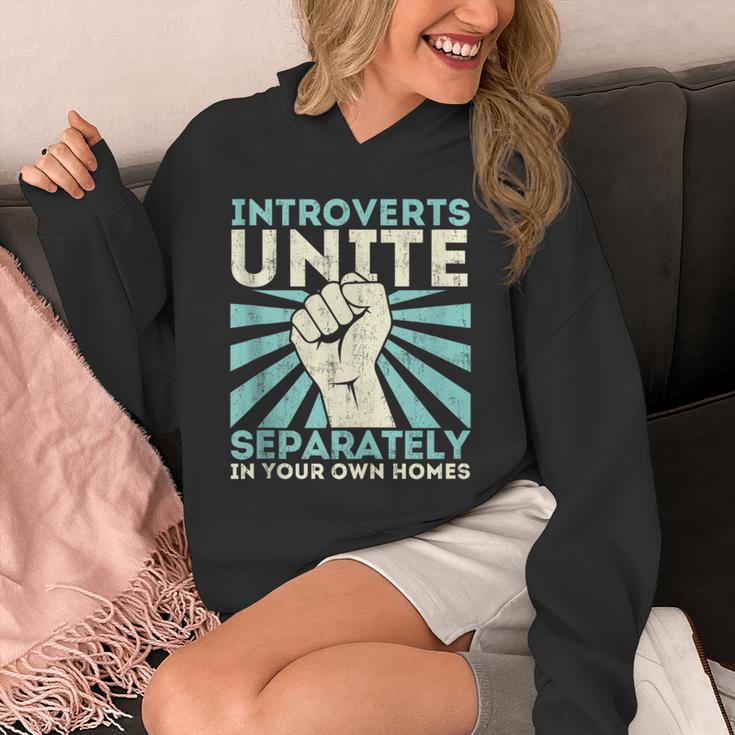 Introverts Unite Separately Introverted Antisocial Unisex Hoodie Introverts Unite Separately Introverted Antisocial Unisex Hoodie