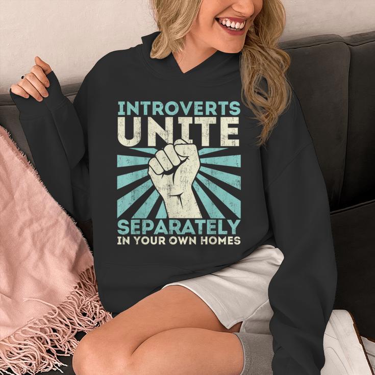 Introverts Unite Separately Introverted Antisocial Unisex Hoodie