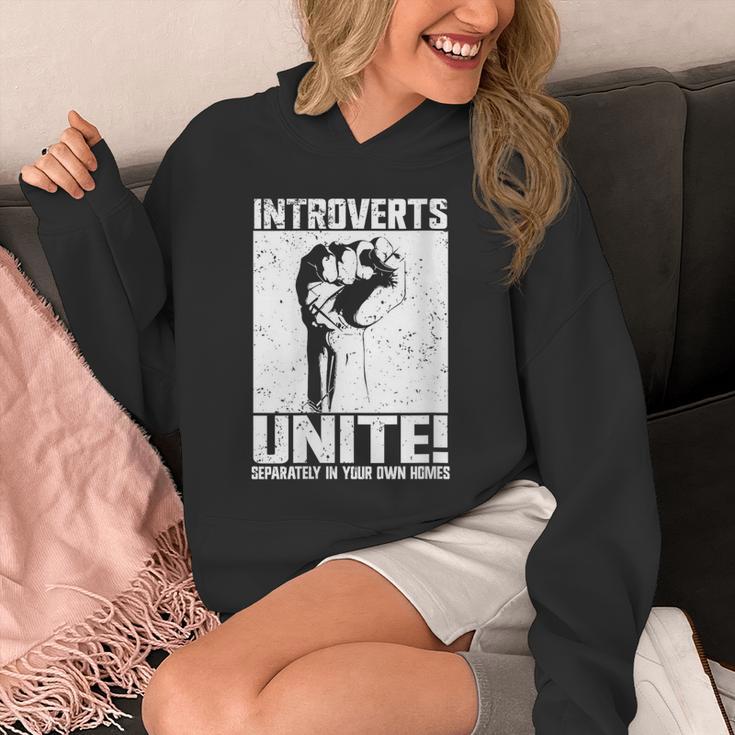 Introverts Unite Separately In Your Own Homes Introvert Unisex Hoodie Introverts Unite Separately In Your Own Homes Introvert Unisex Hoodie
