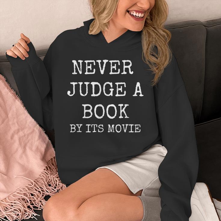 Never Judge a Book By Its Movie Unisex Hoodie Never Judge a Book By Its Movie Unisex Hoodie