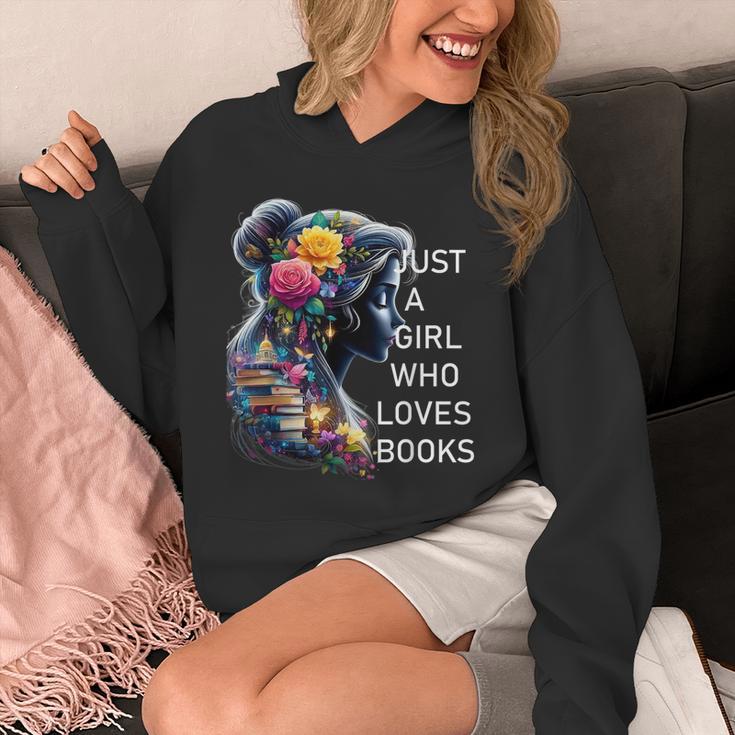 Just a Girl Who Loves Books Unisex Hoodie
