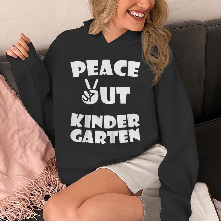 Kids Peace Out Kindergarten For Graduation Unisex Hoodie