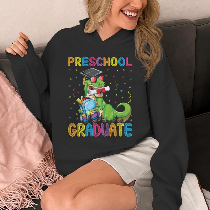 Kids Preschool Graduate T-Rex Dinosaur Preschool Graduation Unisex Hoodie
