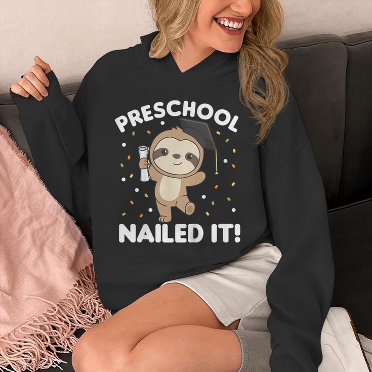 Kids Kids Preschool Nailed It Sloth Graduation Unisex Hoodie
