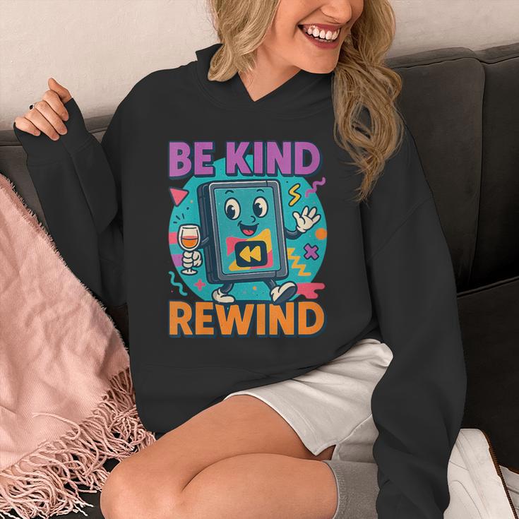 Be Kind Rewind 90s VHS Nostalgia Retro Unisex Hoodie