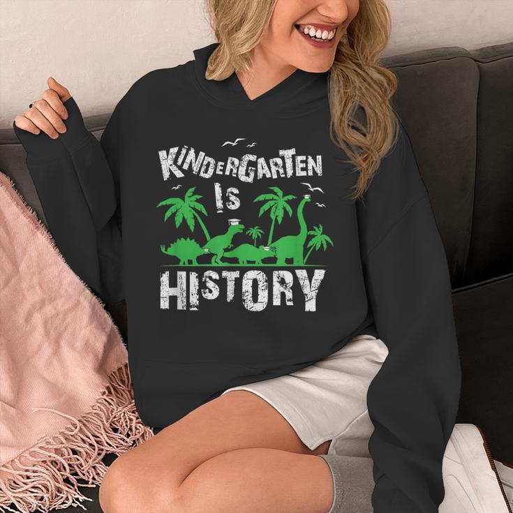 Kindergarten Is History Dinosaur Graduation Unisex Hoodie