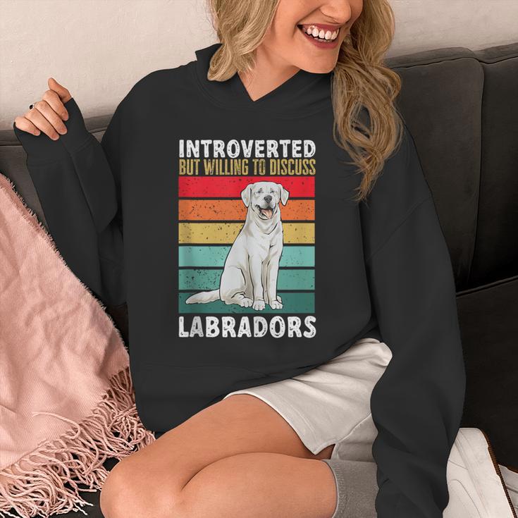 Labrador Retriever Introvert White Lab Unisex Hoodie
