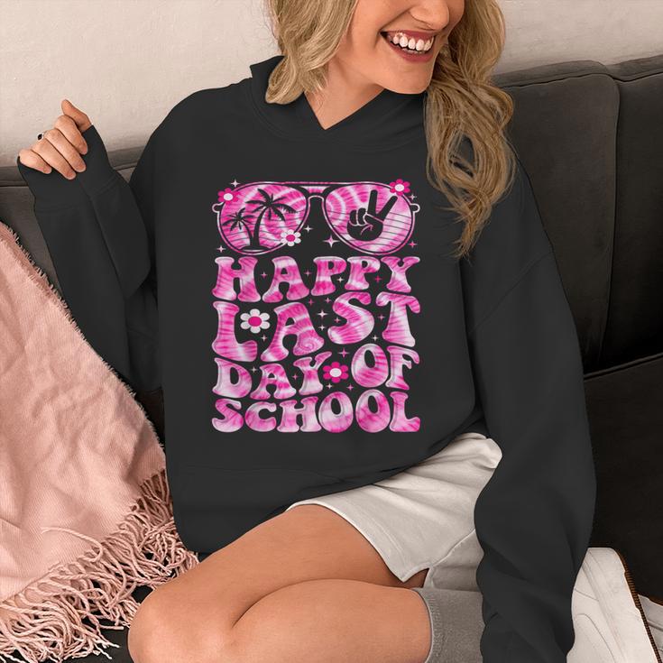 Last Day Of School Teacher Students School Graduation Groovy Unisex Hoodie