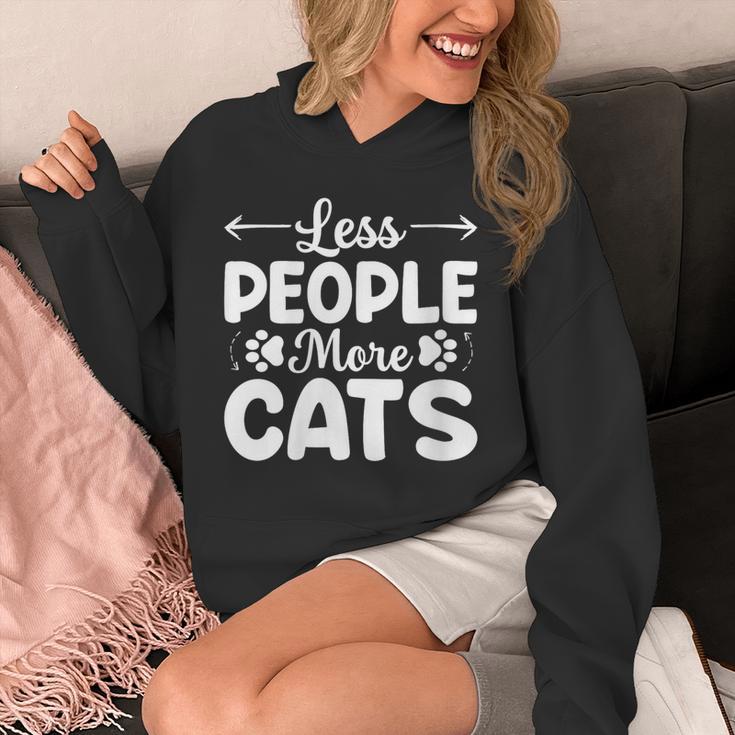Less People More Cats Introvert's Dream Tee Unisex Hoodie