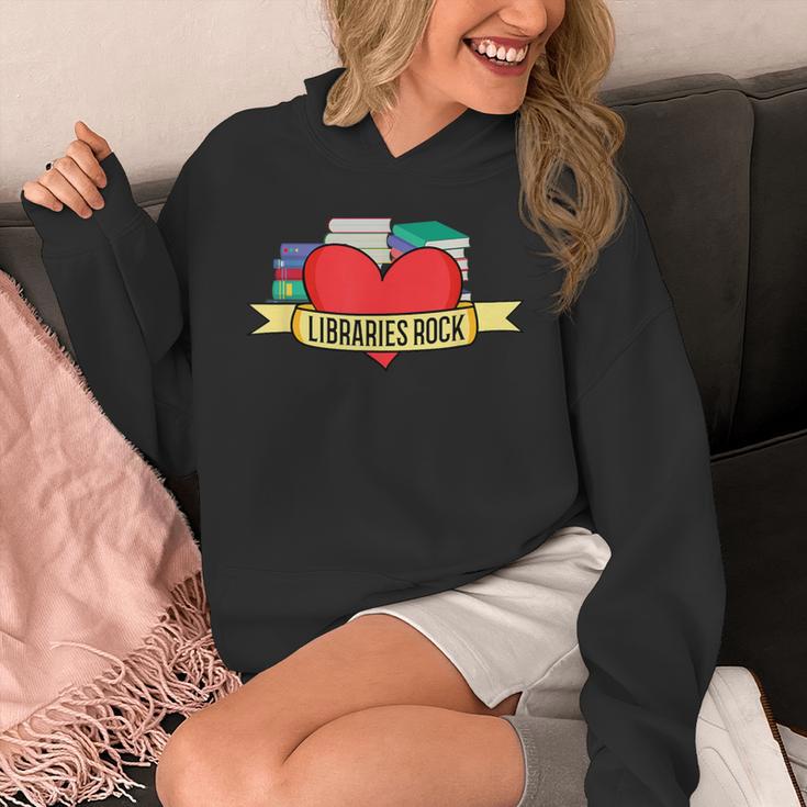 Librarian Library Assistant Libraries Rock Book Lover Unisex Hoodie
