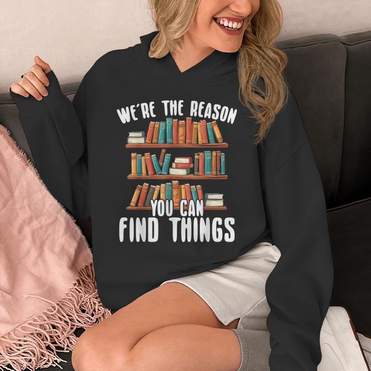 Librarian Reading Books Lover Library Unisex Hoodie