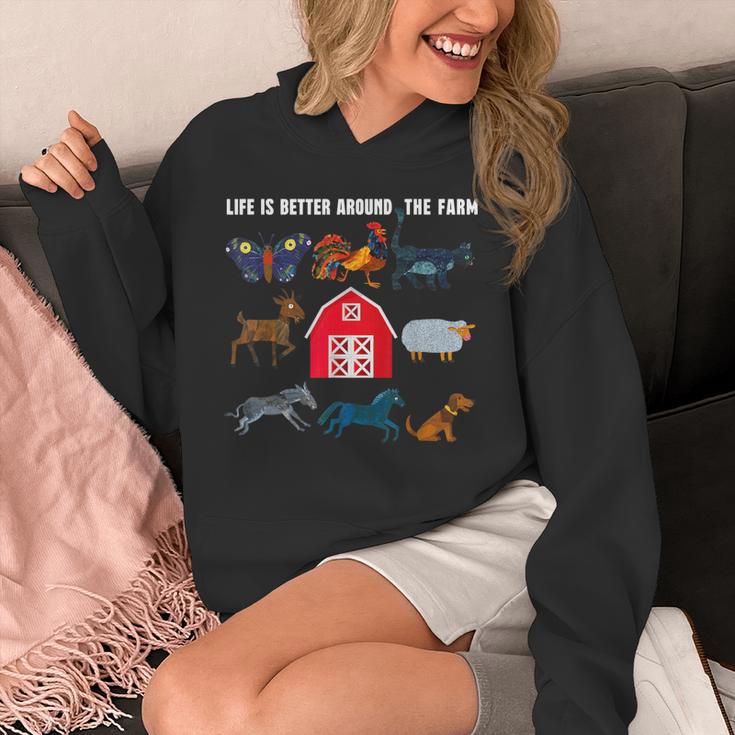 Life Is Better Around The Farm Nostalgia Trendy Unisex Hoodie Life Is Better Around The Farm Nostalgia Trendy Unisex Hoodie