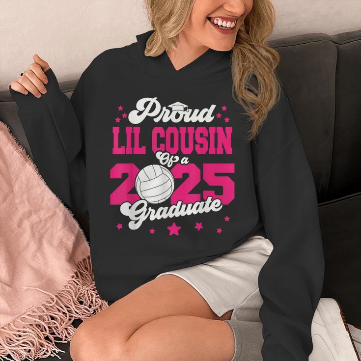 Lil Cousin Of a 2025 Graduate Prom Graduation 25 VolleyBall Unisex Hoodie