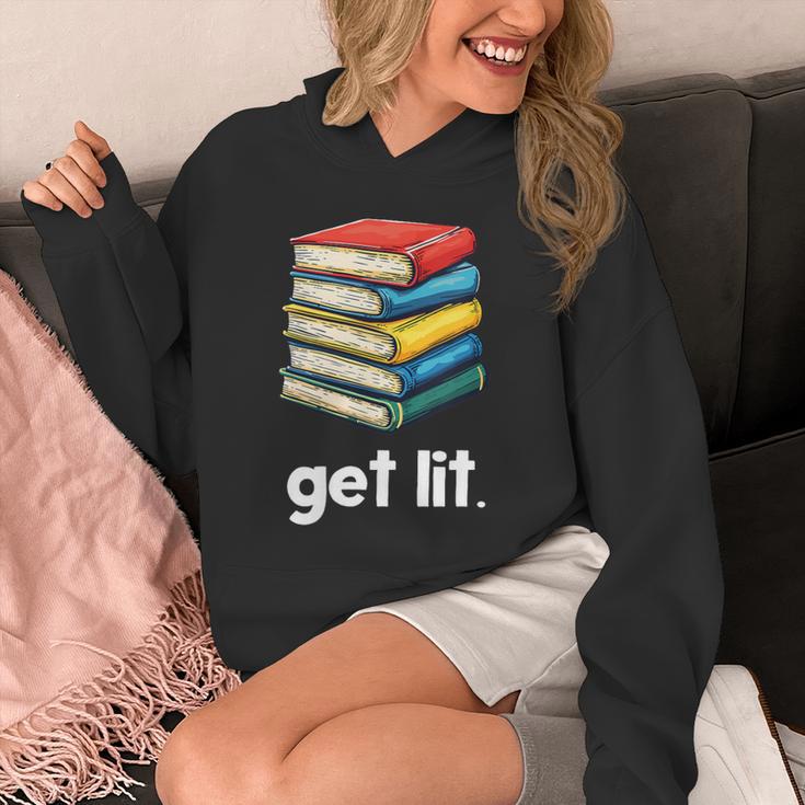 Get Lit With Books Unisex Hoodie
