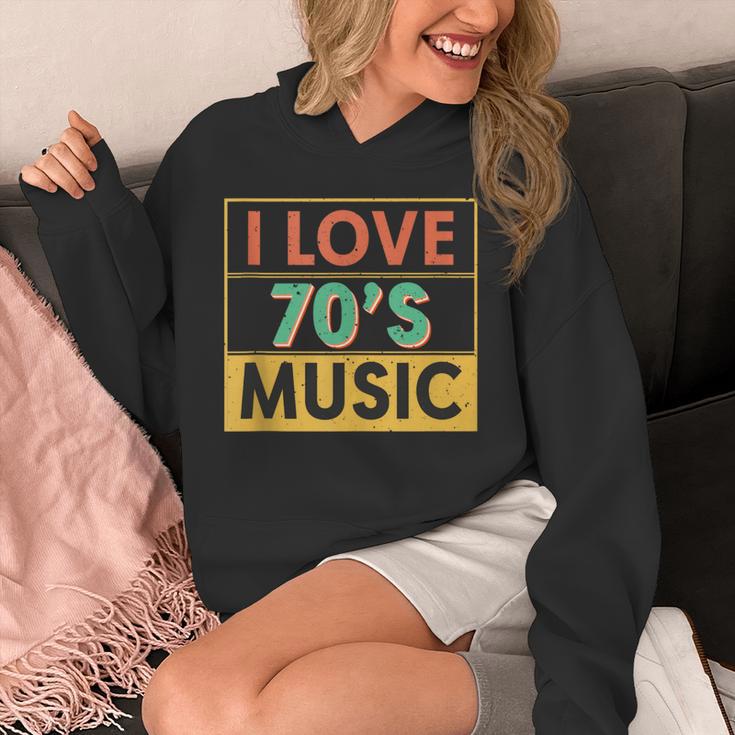 I Love 70's Music Retro Style Nostalgia Vibe 1970 70's Party Unisex Hoodie I Love 70's Music Retro Style Nostalgia Vibe 1970 70's Party Unisex Hoodie