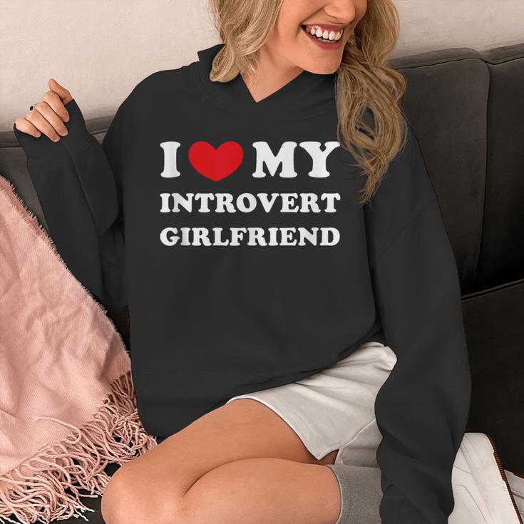 I Love My Introvert Girlfriend I Heart My Introvert GF Unisex Hoodie