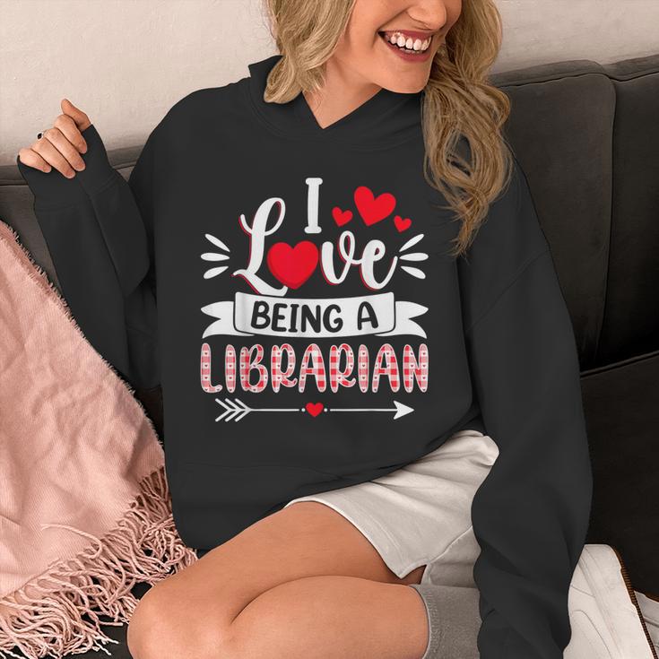 I Love Being A Librarian Library Book Valentine's Day Unisex Hoodie I Love Being A Librarian Library Book Valentine's Day Unisex Hoodie