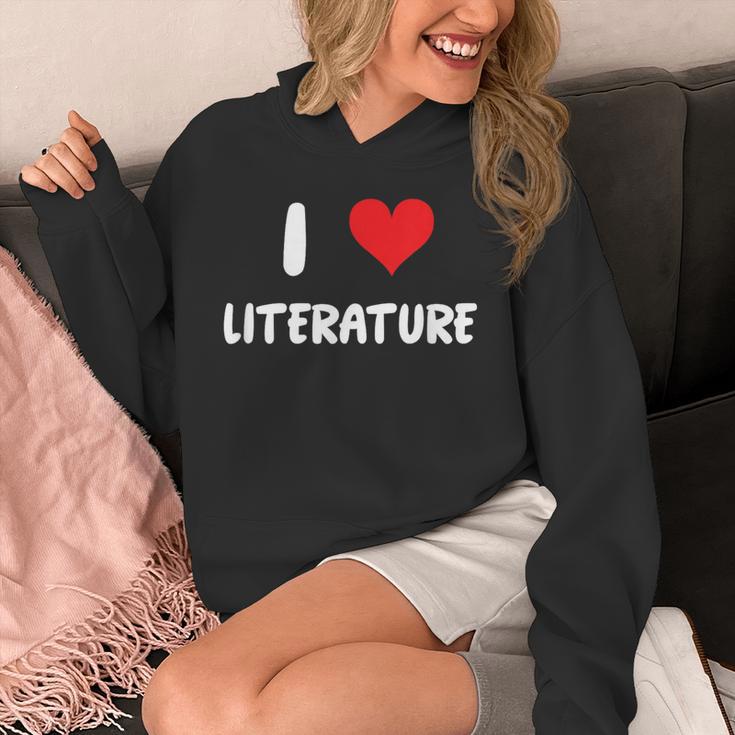 I Love Literature Heart Books Writing Reading Read Write Unisex Hoodie I Love Literature Heart Books Writing Reading Read Write Unisex Hoodie