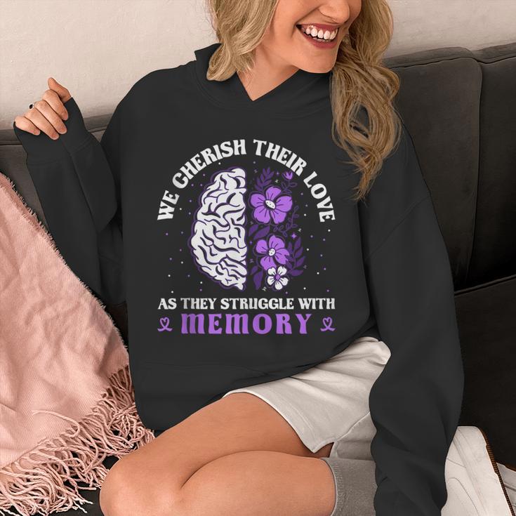 Love And Memory Floral Bain Inspirational Dementia Awareness Unisex Hoodie Love And Memory Floral Bain Inspirational Dementia Awareness Unisex Hoodie