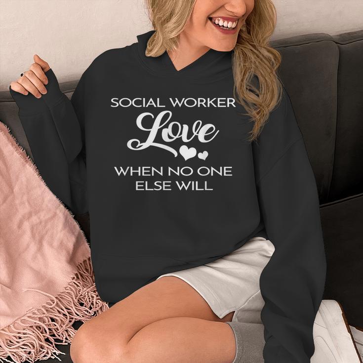 Love Social Worker Shirt Graduation MSW Tee Unisex Hoodie