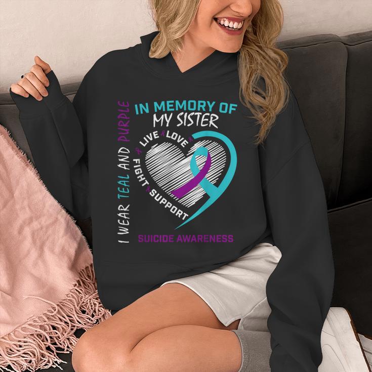 Loved One In Memory Of Sister Suicide Awareness Prevention Unisex Hoodie Loved One In Memory Of Sister Suicide Awareness Prevention Unisex Hoodie