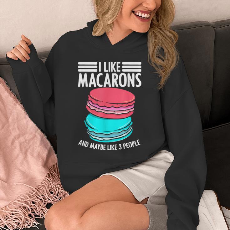 Macaroons Dessert Antisocial Introvert Pastries Food Lover Unisex Hoodie