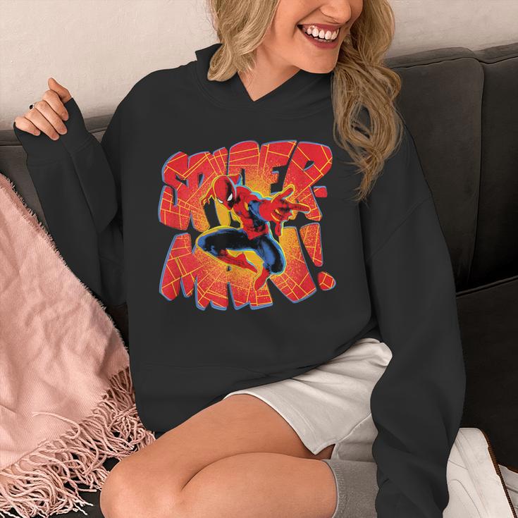 Marvel Spider-Man Peter Parker Comic Book Letter Logo Unisex Hoodie