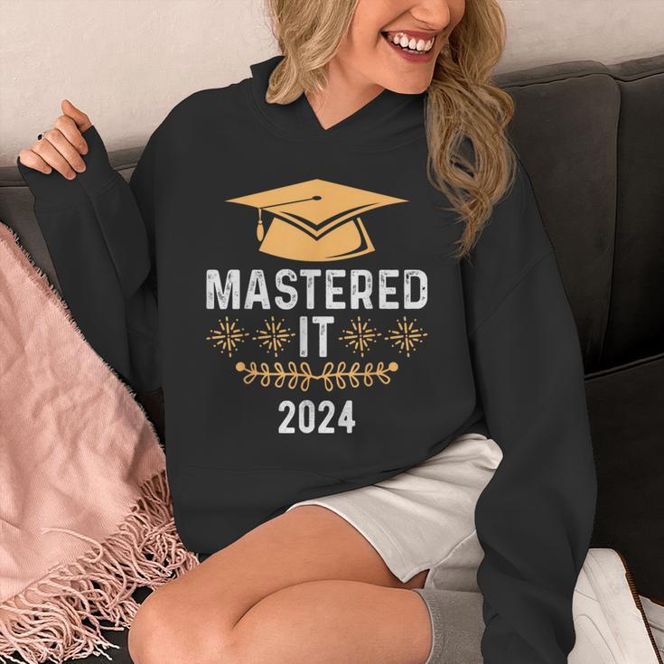 Mastered It 2024 Masters Degree Graduation Graduate Mba Unisex Hoodie